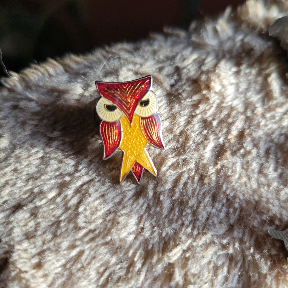 Vintage Owl Pin